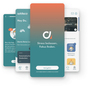 Stress abbauen mit der addisca App